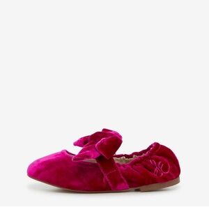 NEW: Kids Velvet Flats